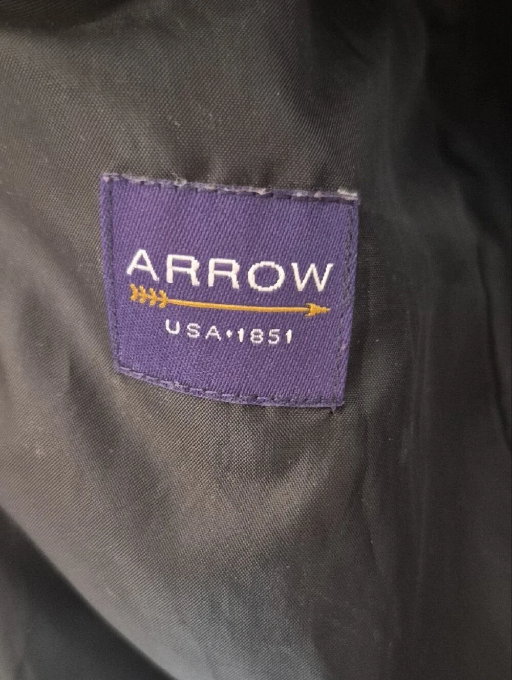Arrow Men's Black Single-Breasted Blazer